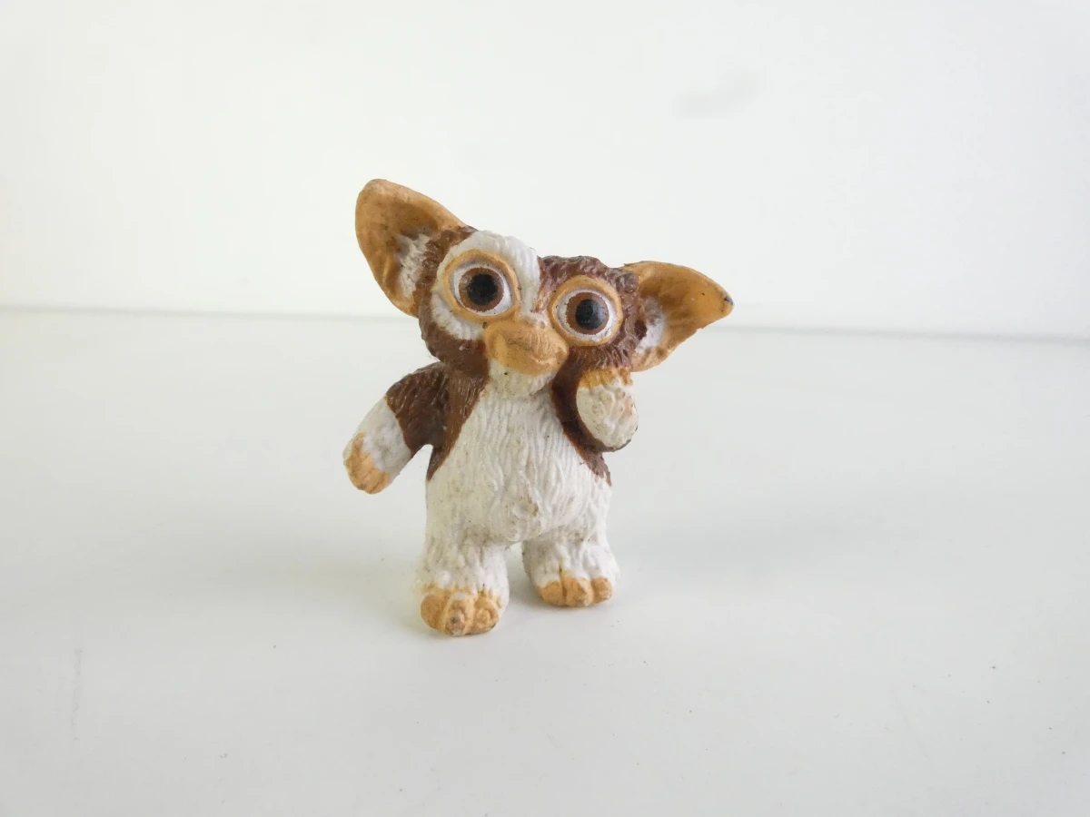 Vintage Gremlins set met Gizmo knuffel en figuurtjes