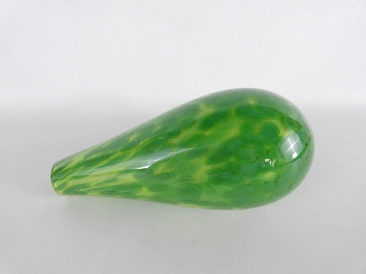 Decoratieve groene glazen eend - Daan Theys