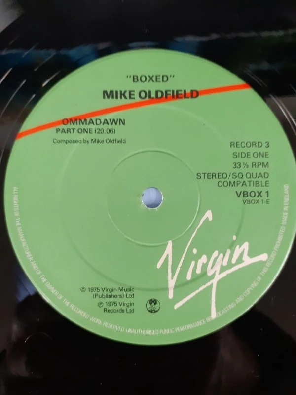Vinyl: Mike Oldfield - Boxed