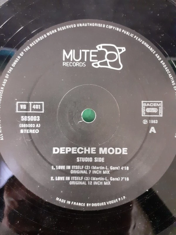 Vinyl: Depeche Mode – Love In Itself (12" Maxi-Single)