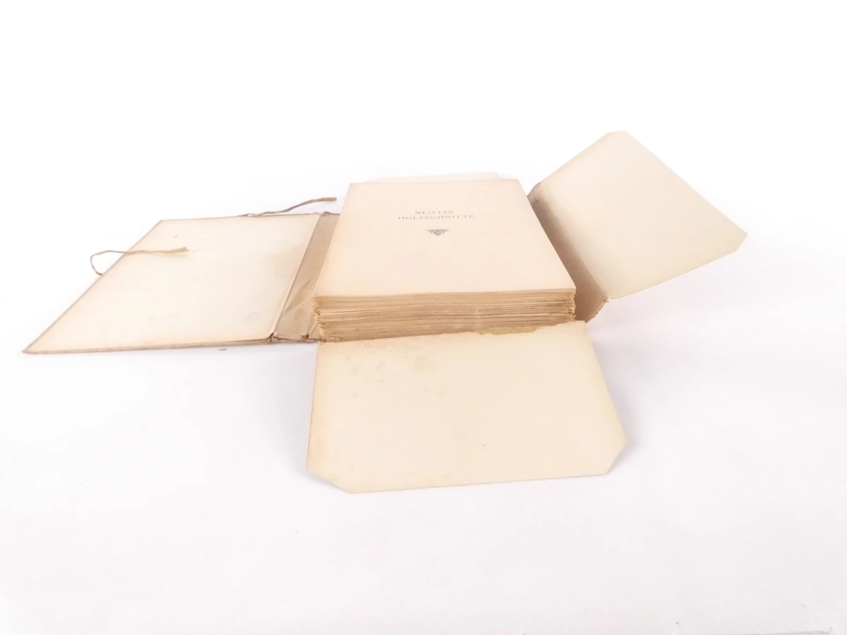 Meister Holzschnitte uit 1893, kunstboek met houtsneden