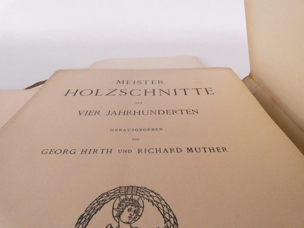 Meister Holzschnitte uit 1893, kunstboek met houtsneden
