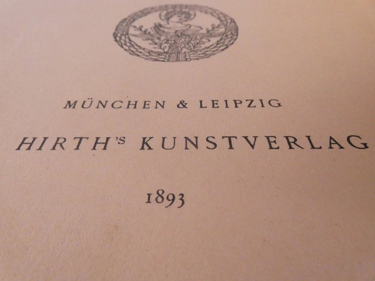 Meister Holzschnitte uit 1893, kunstboek met houtsneden