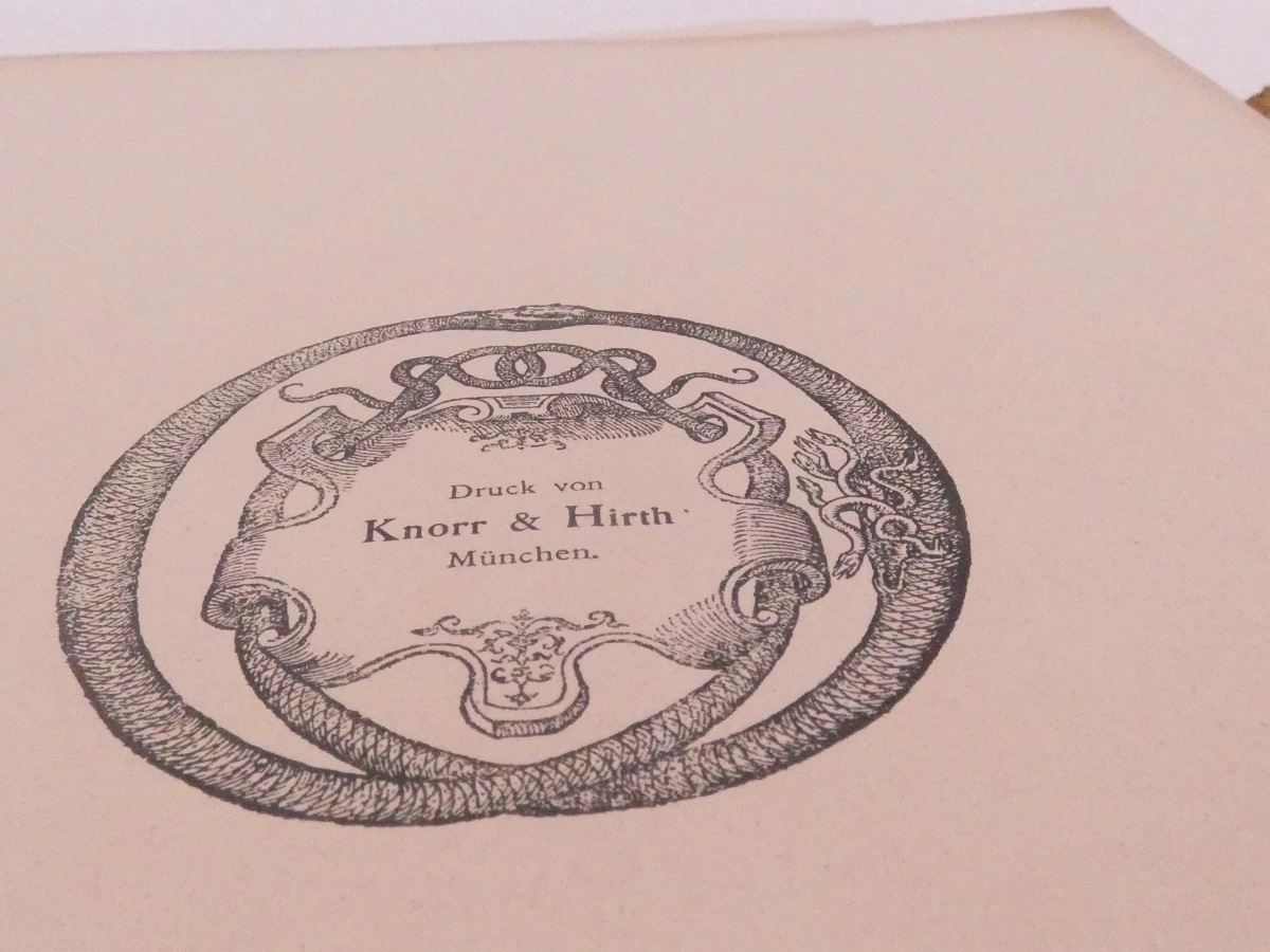 Meister Holzschnitte uit 1893, kunstboek met houtsneden
