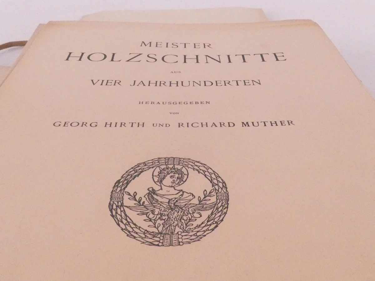 Meister Holzschnitte uit 1893, kunstboek met houtsneden