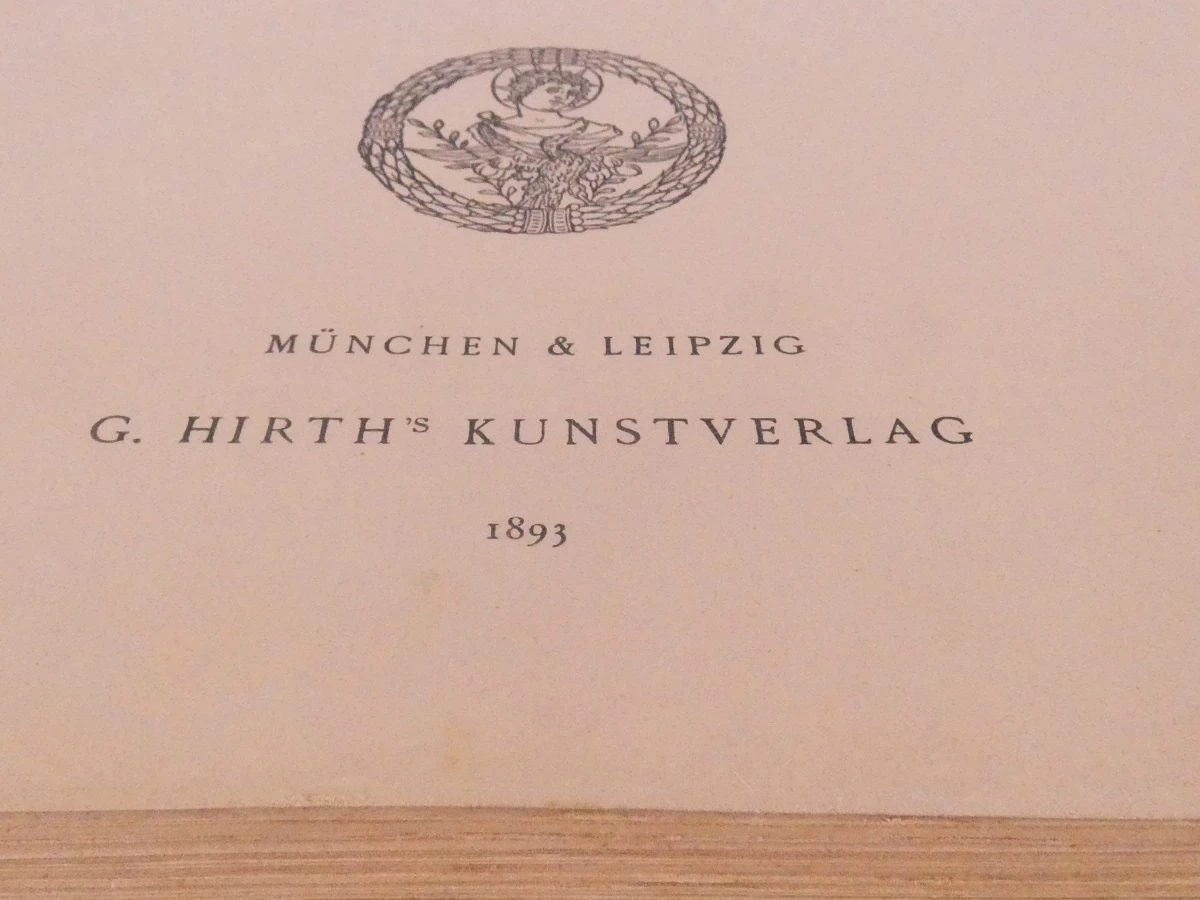Meister Holzschnitte uit 1893, kunstboek met houtsneden