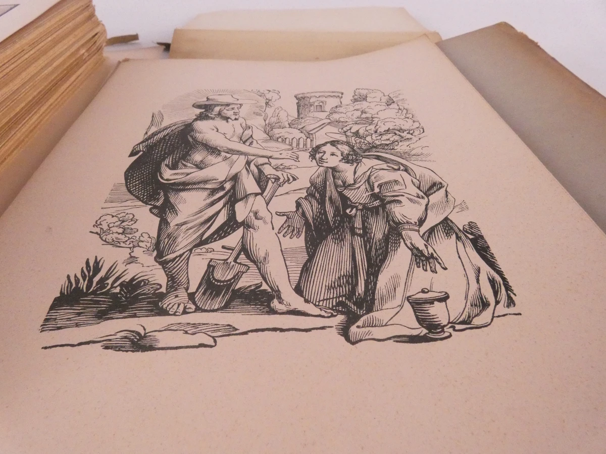 Meister Holzschnitte uit 1893, kunstboek met houtsneden