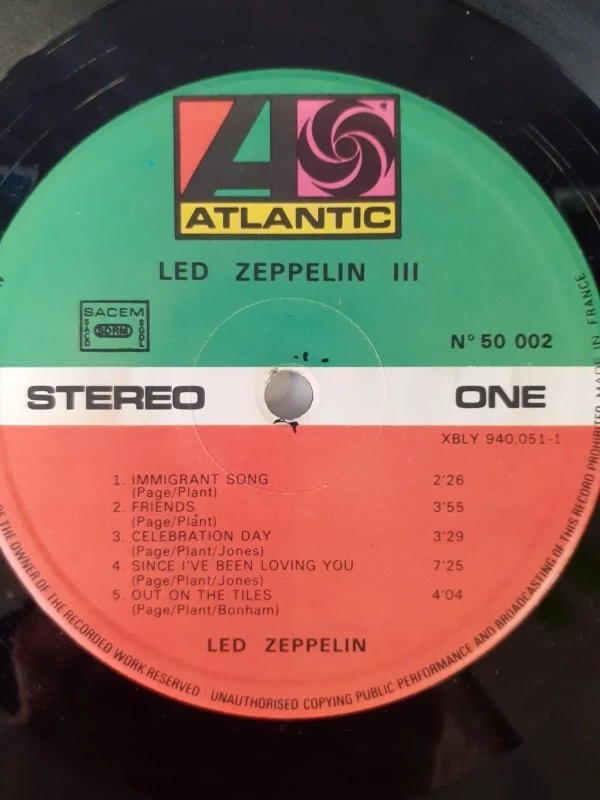 Vinyl: Led Zeppelin - Led Zeppelin III