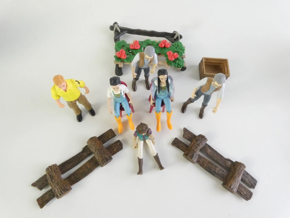 Set Schleich dieren en figuren met accessoires