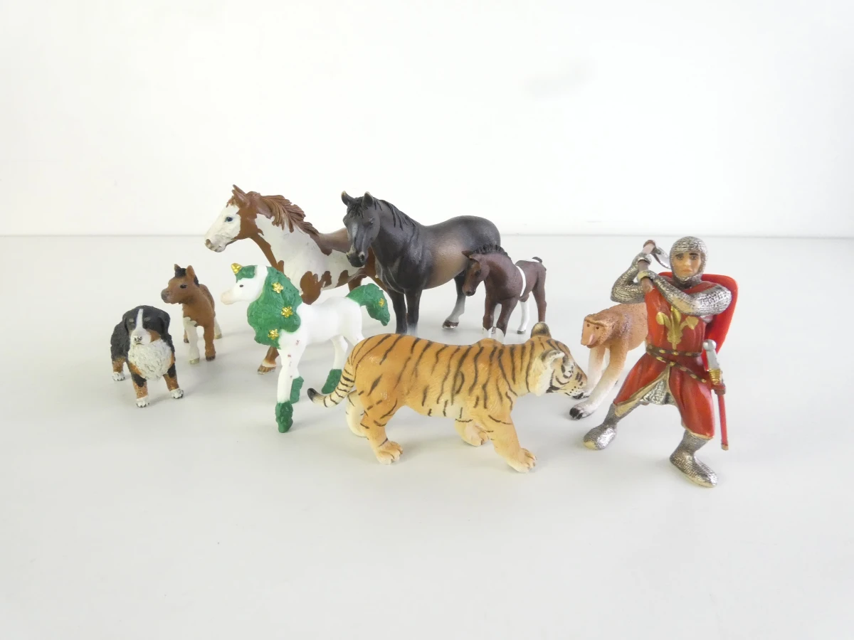 Set Schleich dieren en figuren met accessoires