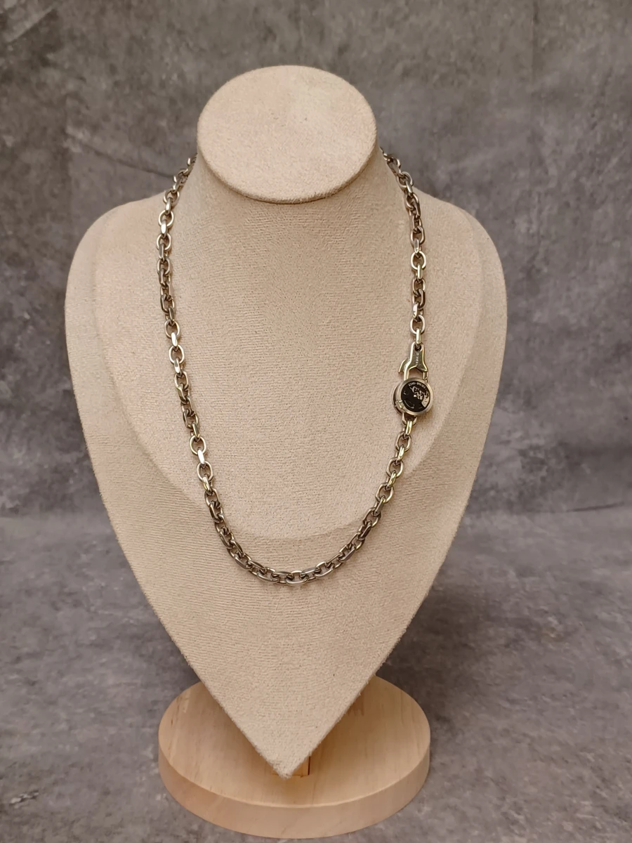 Stoere Diesel RVS Schakelketting met Mohawk Logo