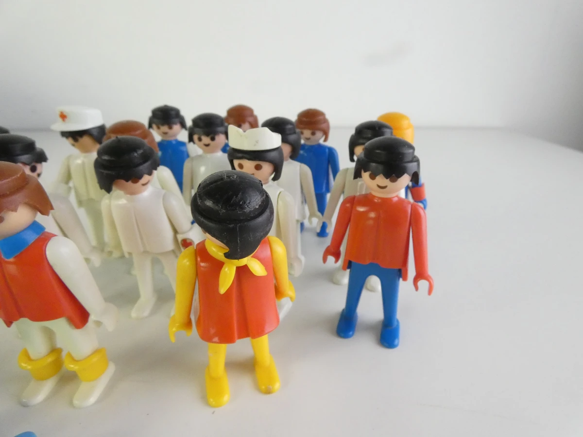 Playmobil figuren en accessoires in opbergkoffer