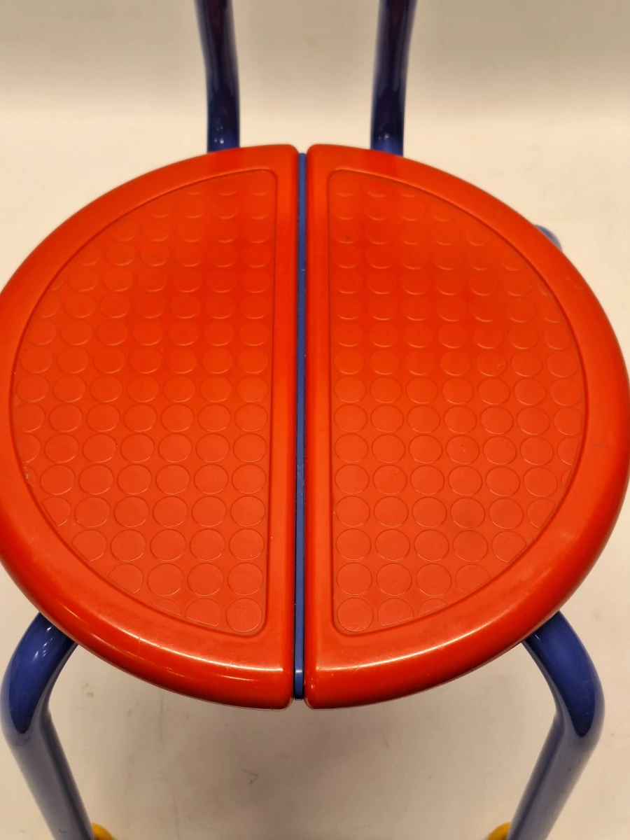 Vintage IKEA Puzzel kinderstoel - Memphis stijl - Jaren 80/90