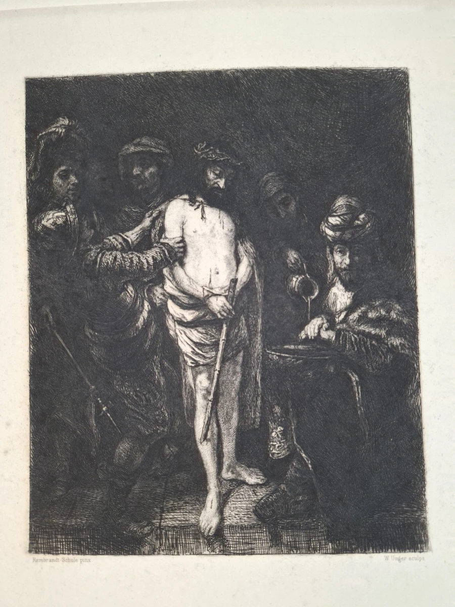 COMPLETE 14-Delige Antieke Kunstset "Les Oeuvres de William Unger" (1879) – Sijthoff