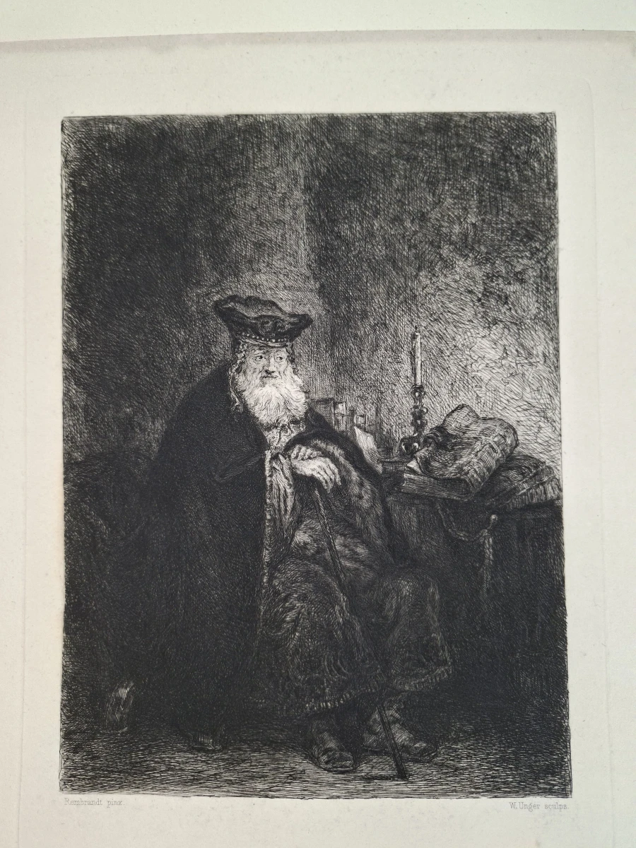 COMPLETE 14-Delige Antieke Kunstset "Les Oeuvres de William Unger" (1879) – Sijthoff