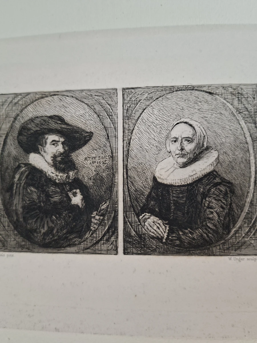 COMPLETE 14-Delige Antieke Kunstset "Les Oeuvres de William Unger" (1879) – Sijthoff