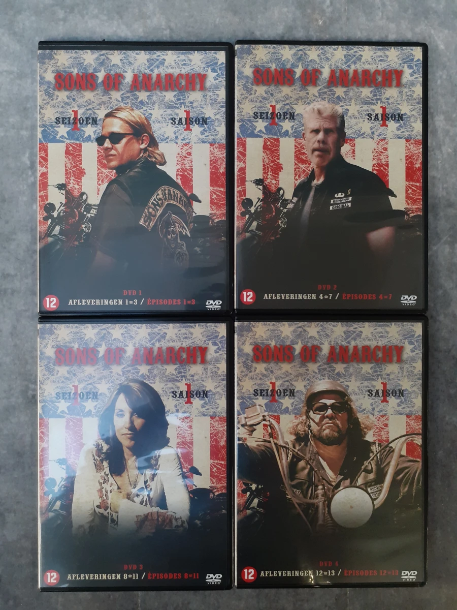 DVD: Complete serie Sons of Anarchy