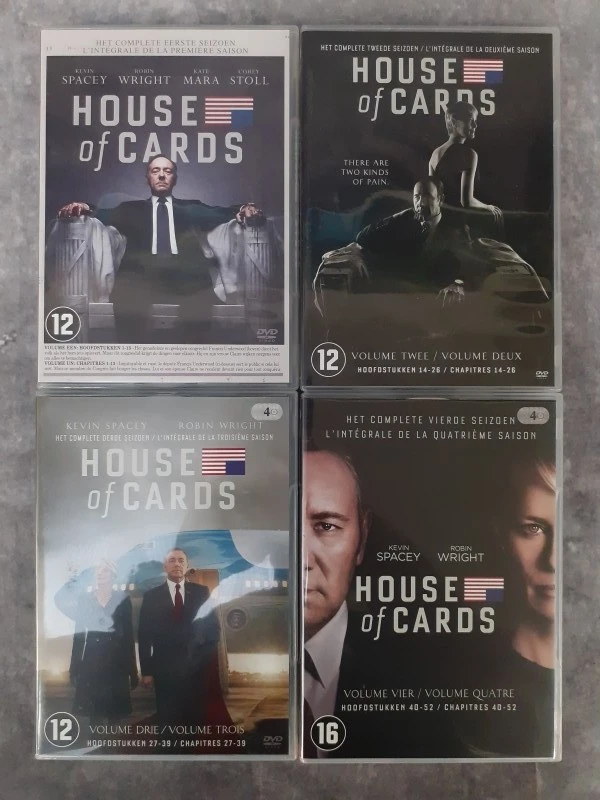 DVD: House of Cards - De complete eerste vier seizoen