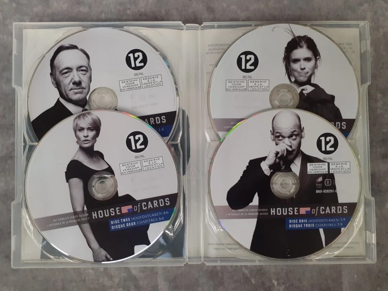 DVD: House of Cards - De complete eerste vier seizoen