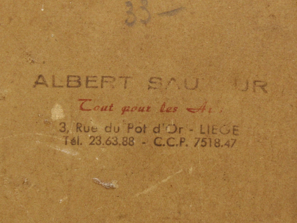 Olieverfschilderij Dorpsgezicht | 1961