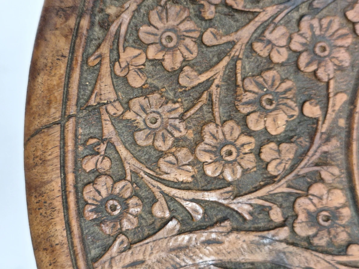 Antieke Anglo-Indische inklapbare bijzettafel - Palissanderhout