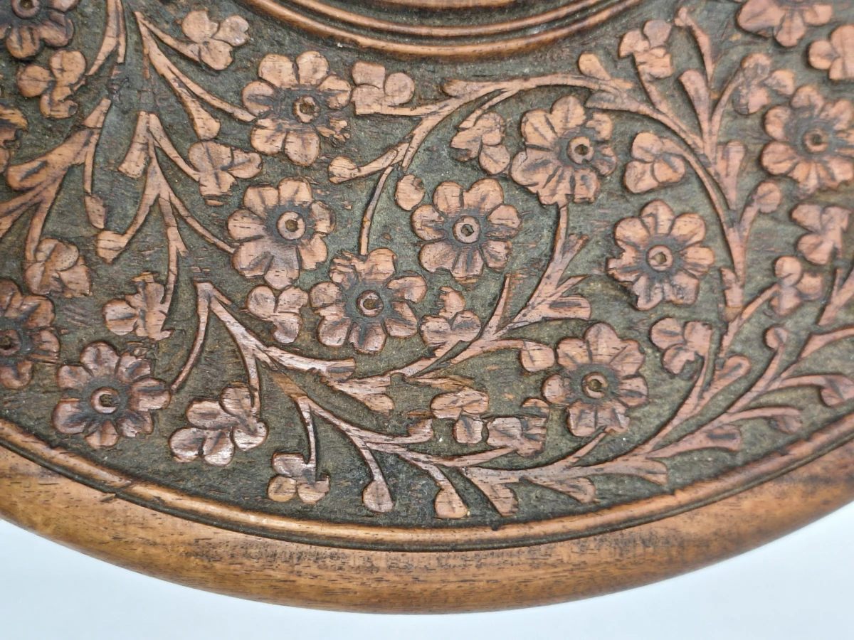 Antieke Anglo-Indische inklapbare bijzettafel - Palissanderhout