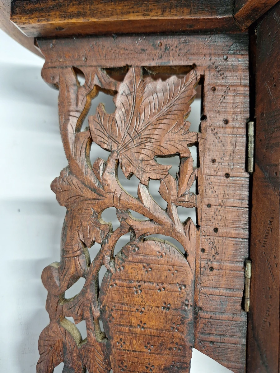 Antieke Anglo-Indische inklapbare bijzettafel - Palissanderhout