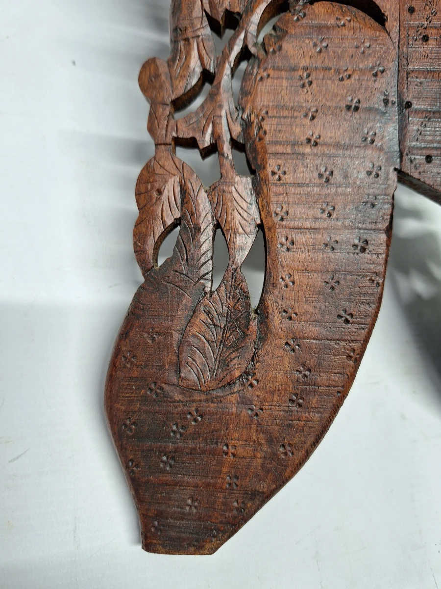 Antieke Anglo-Indische inklapbare bijzettafel - Palissanderhout