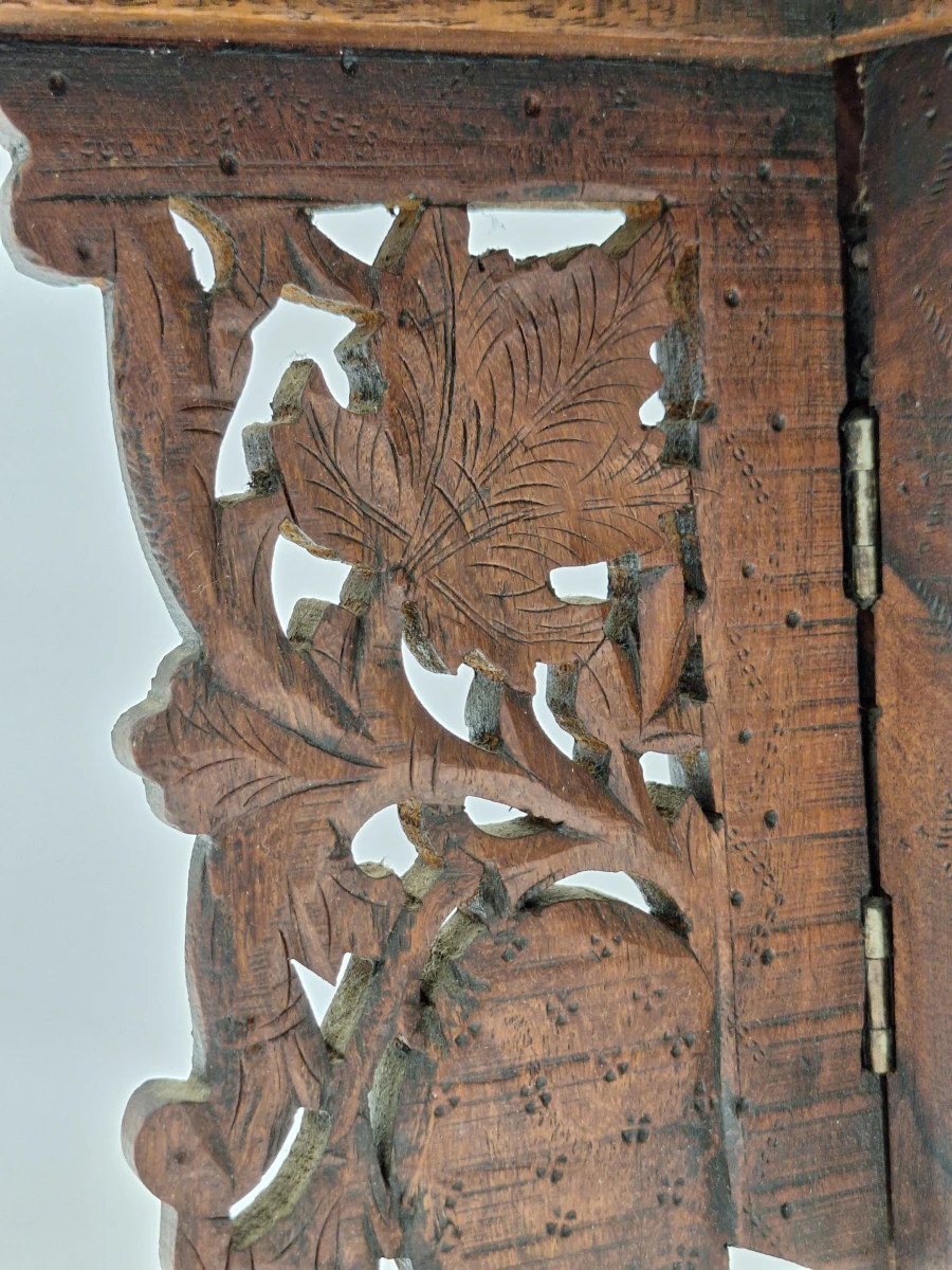 Antieke Anglo-Indische inklapbare bijzettafel - Palissanderhout