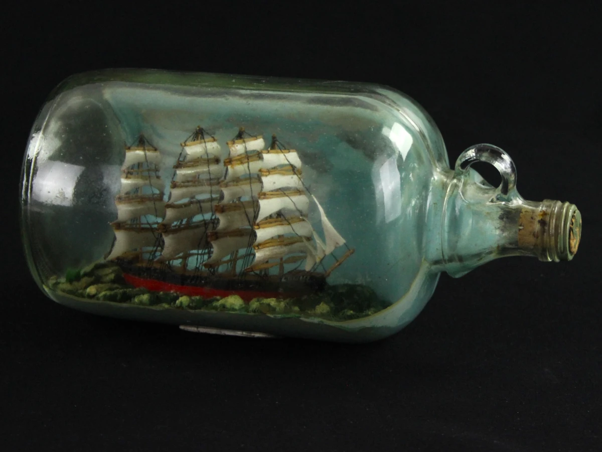 Zeilschip in fles - viermaster 'Louise'