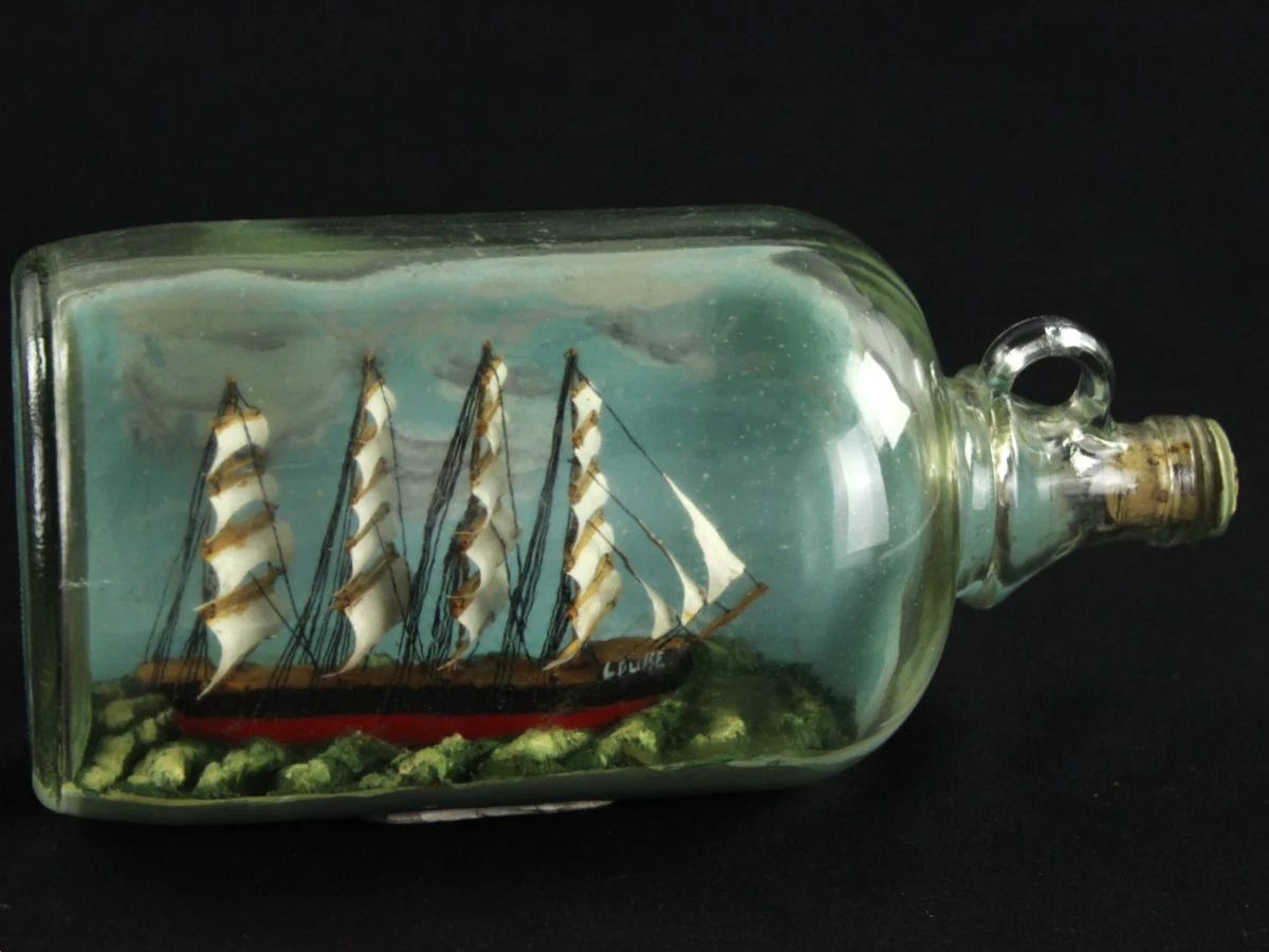 Zeilschip in fles - viermaster 'Louise'