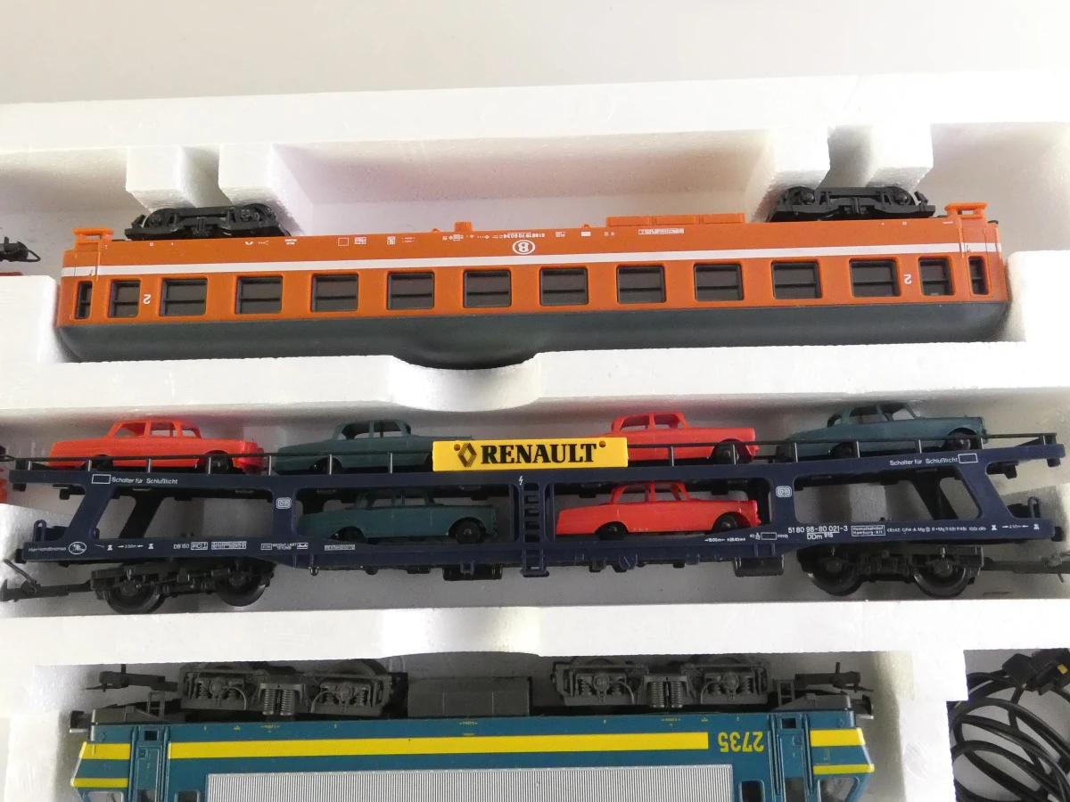 Lima modeltreinen set met rails en accessoires in doos