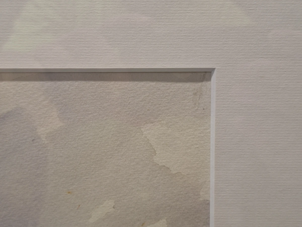 Sfeervolle aquarel met landelijk landschap - Mieke De Greef