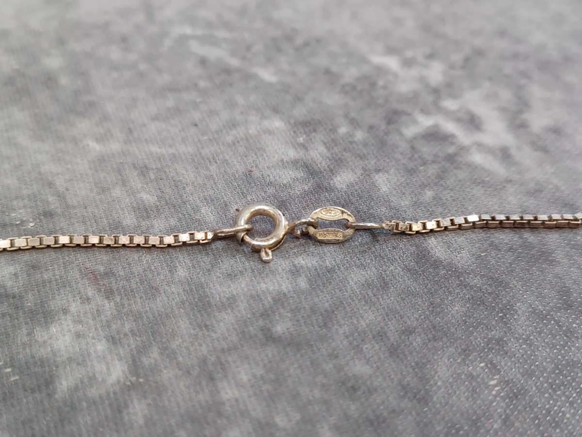 Zilveren ketting met grote Turkoois hanger – 925 Zilver