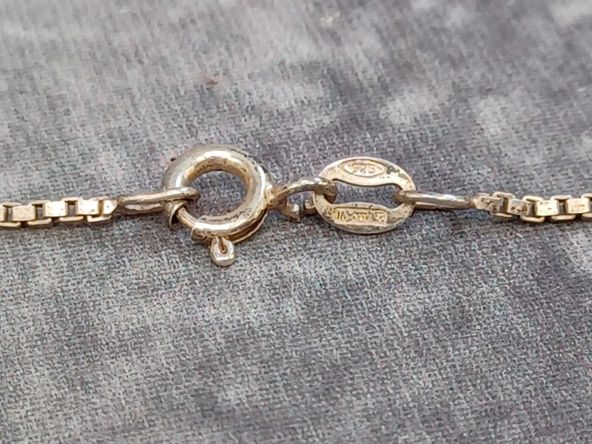 Zilveren ketting met grote Turkoois hanger – 925 Zilver
