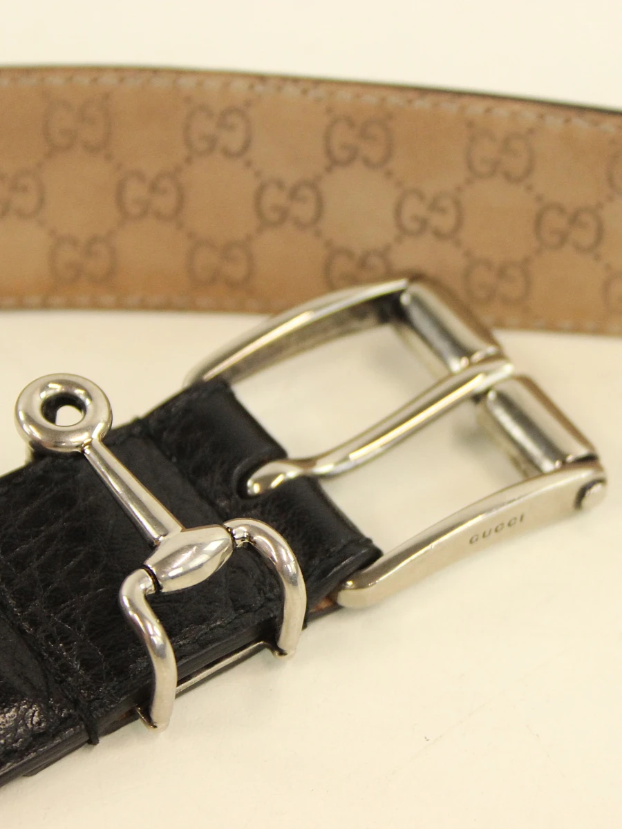 Gucci - zwart lederen ceinture
