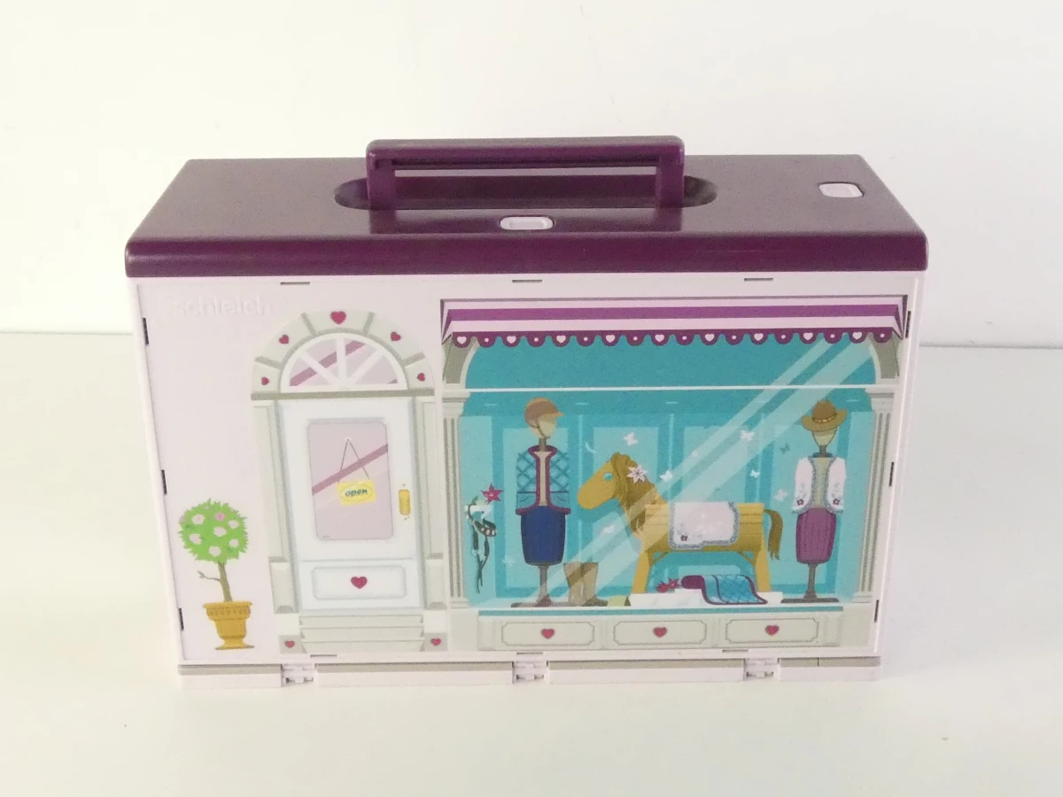 Set Schleich paardenfiguren met stal en accessoires