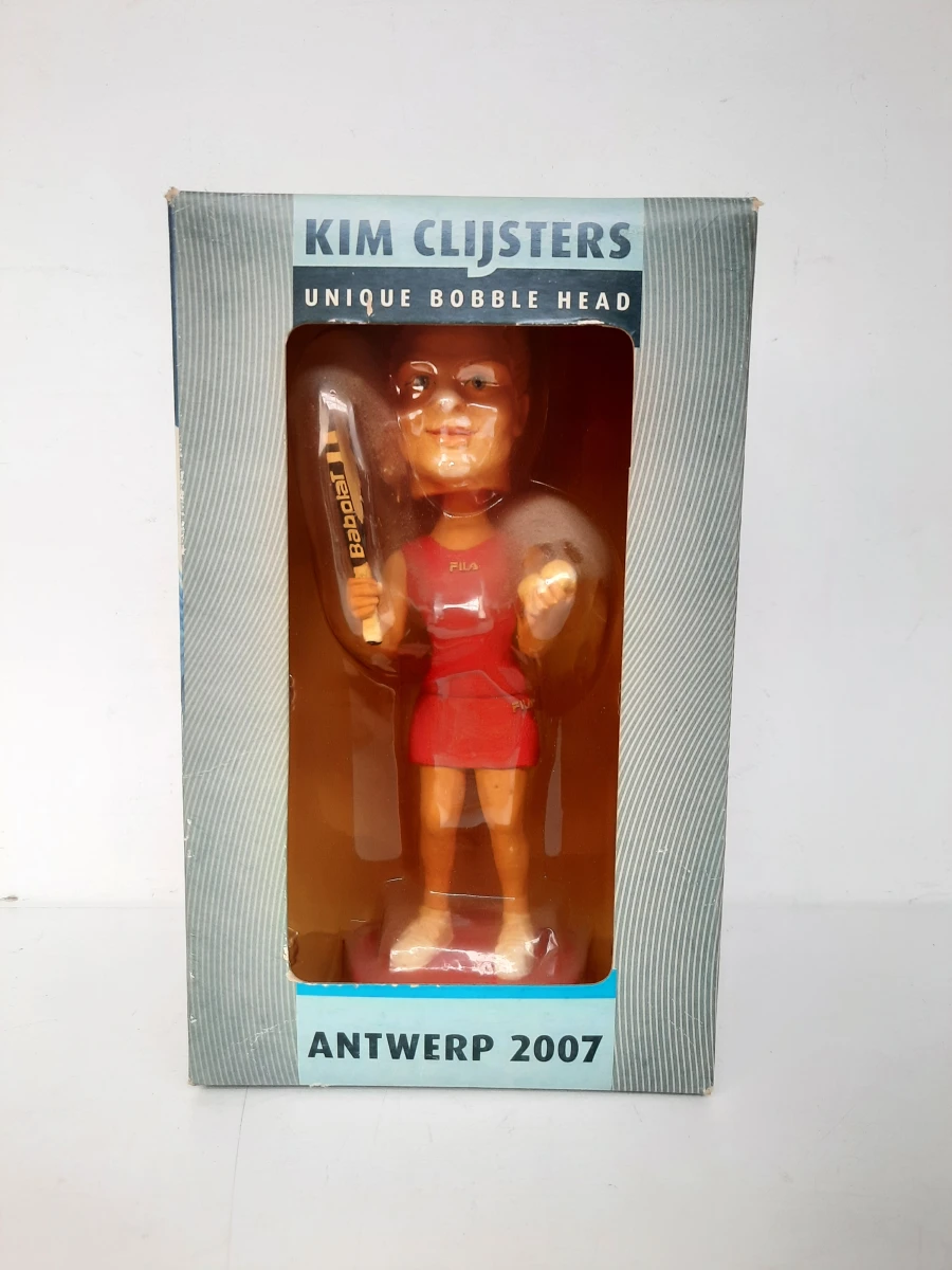 Zeldzame Kim Clijsters "Unique Bobble Head" – Antwerpen 2007 (In Originele Doos)
