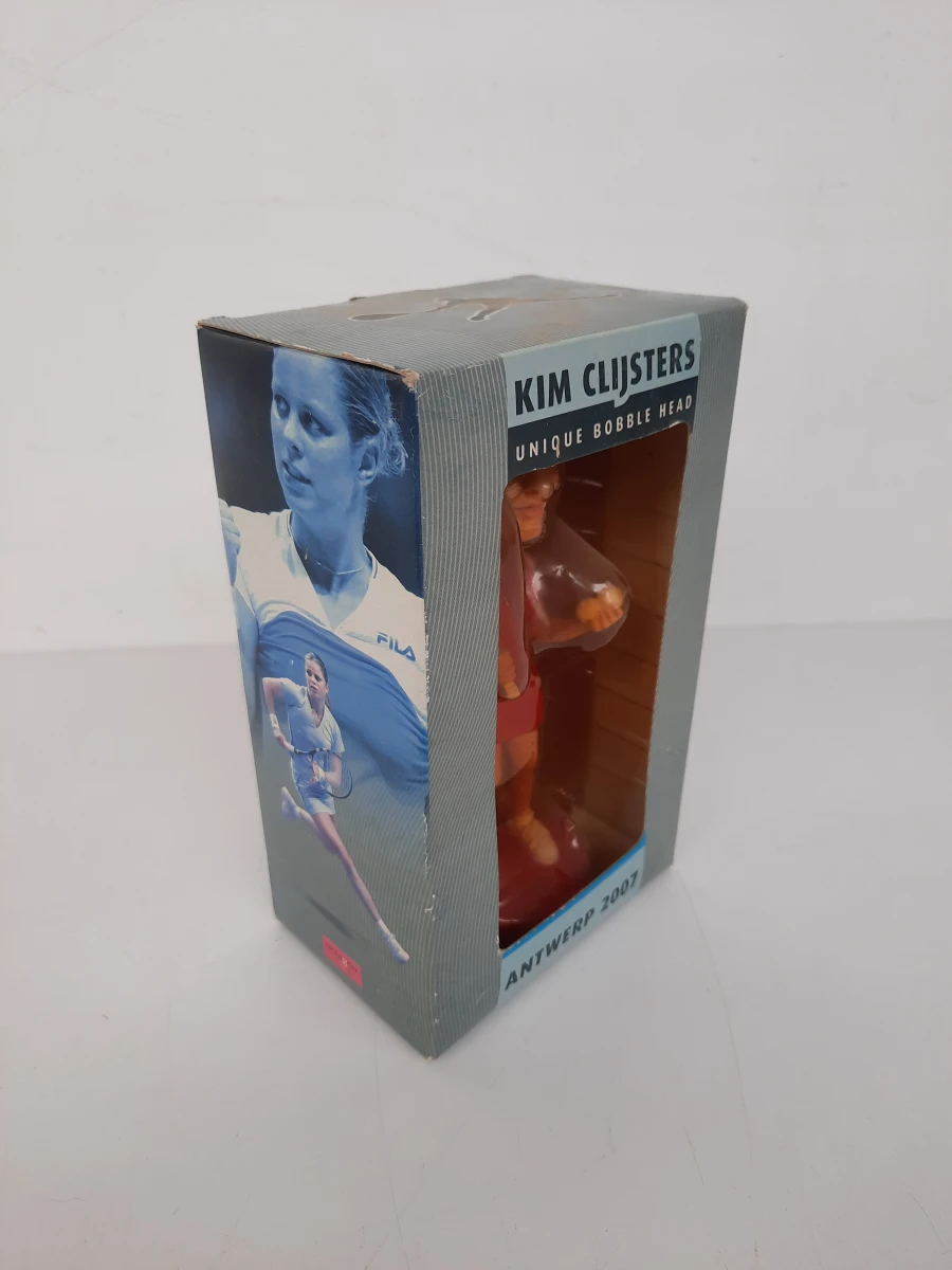 Zeldzame Kim Clijsters "Unique Bobble Head" – Antwerpen 2007 (In Originele Doos)