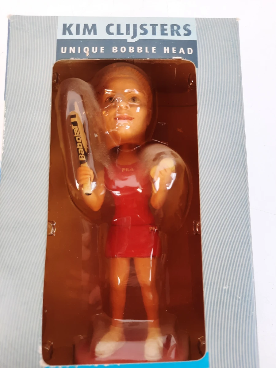 Zeldzame Kim Clijsters "Unique Bobble Head" – Antwerpen 2007 (In Originele Doos)