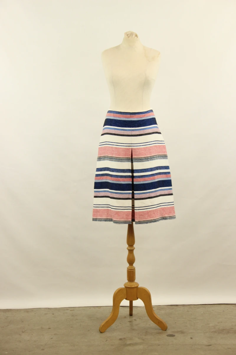 Just in Case - gestreepte rok met lurexdetail