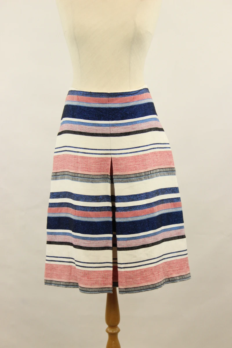 Just in Case - gestreepte rok met lurexdetail