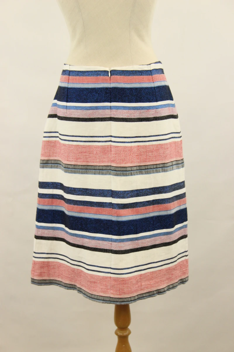 Just in Case - gestreepte rok met lurexdetail