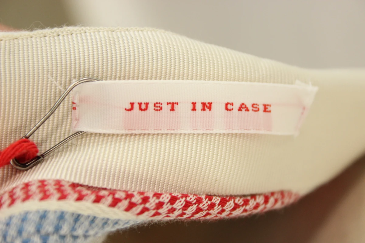 Just in Case - gestreepte rok met lurexdetail
