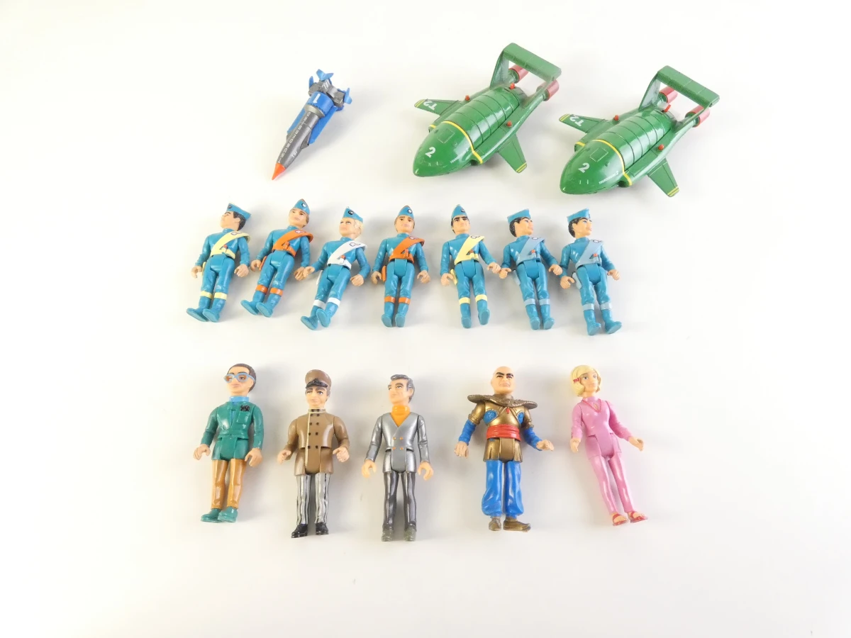 Matchbox Thunderbirds actiefiguren en voertuigen set