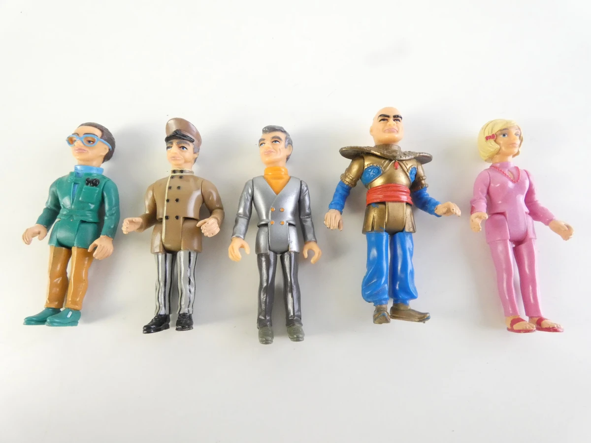 Matchbox Thunderbirds actiefiguren en voertuigen set