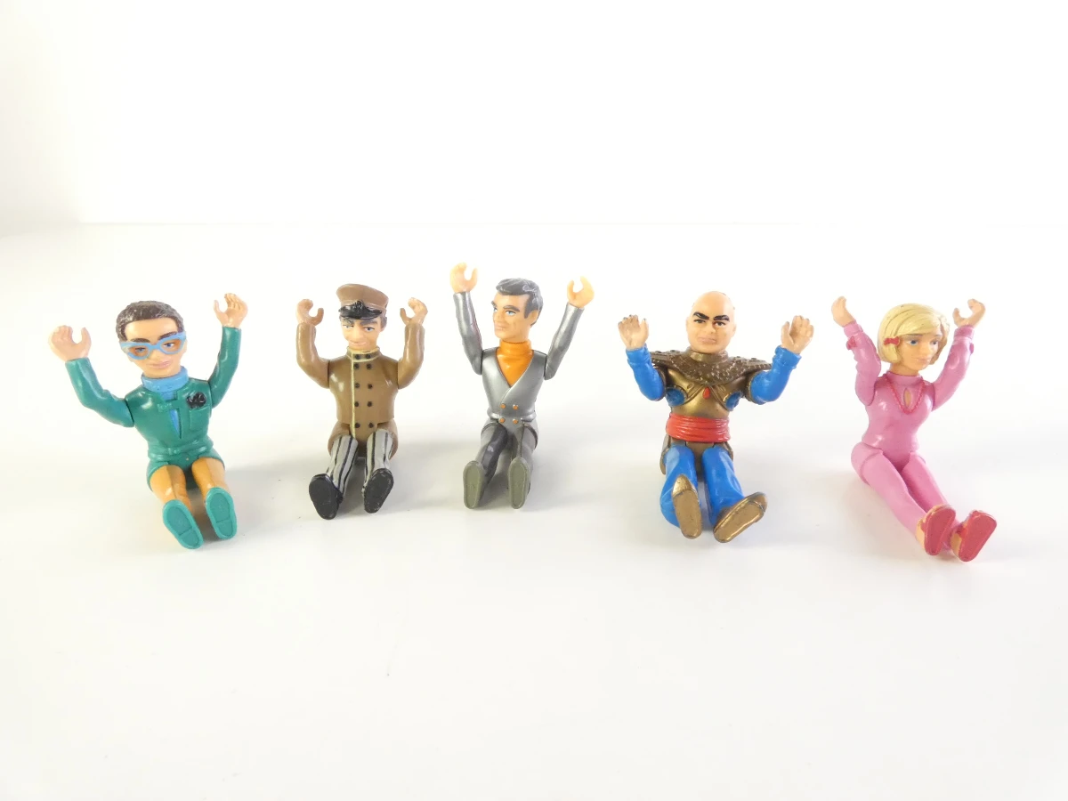 Matchbox Thunderbirds actiefiguren en voertuigen set