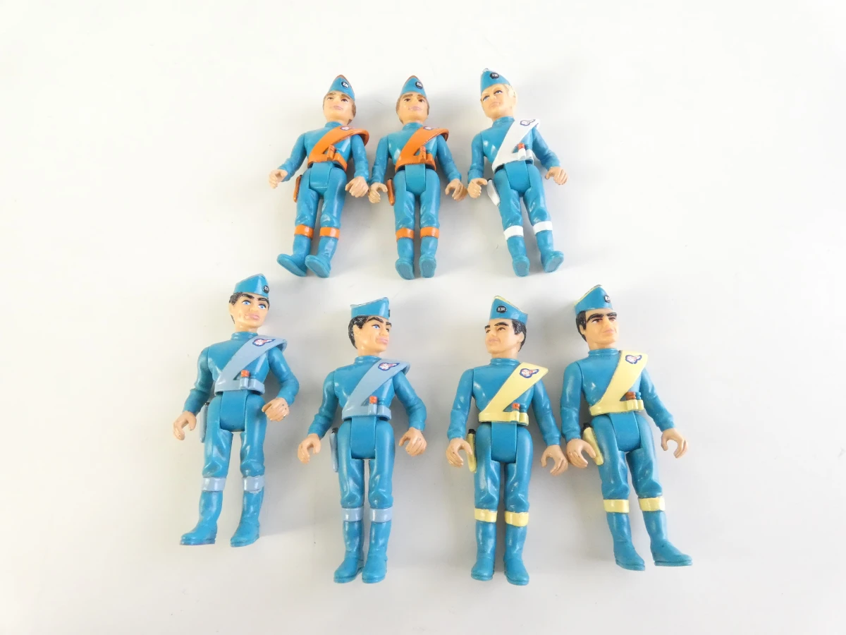 Matchbox Thunderbirds actiefiguren en voertuigen set