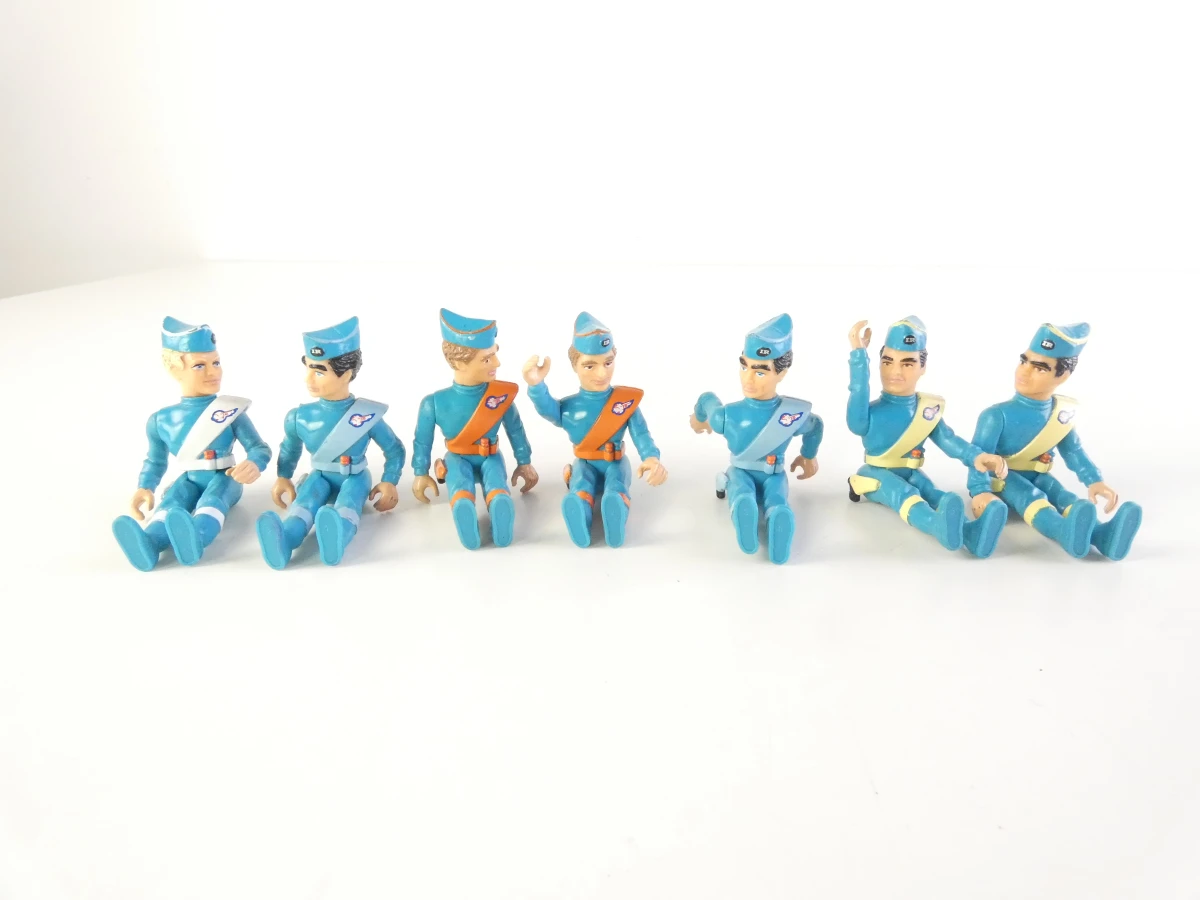 Matchbox Thunderbirds actiefiguren en voertuigen set