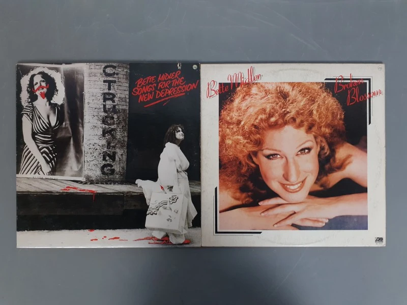 Vinyl: Duo Bette Midler albums